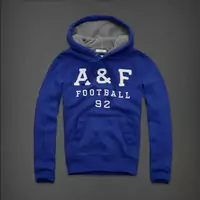 hommes giacca hoodie abercrombie & fitch 2013 classic t63 en bleu